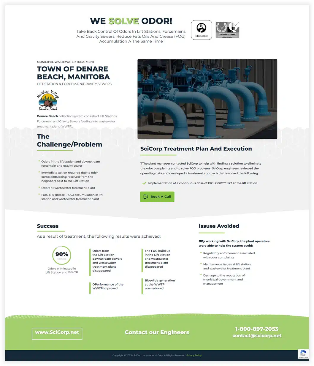 Town of Denare lift station