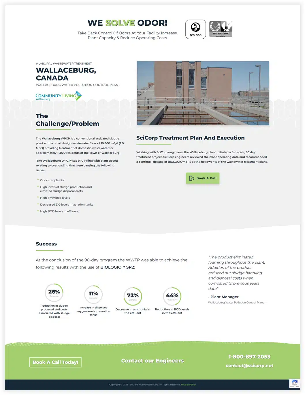 Wallaceburg water pollution plant Wallaceburg water pollution plant