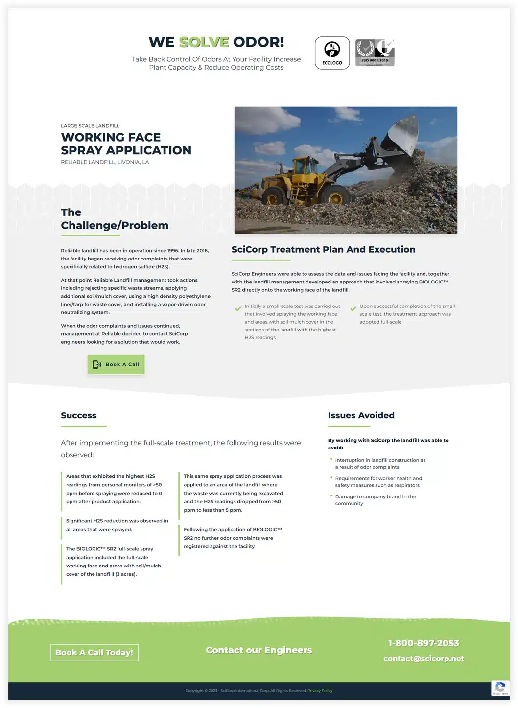 solid waste odor control solid waste odor control