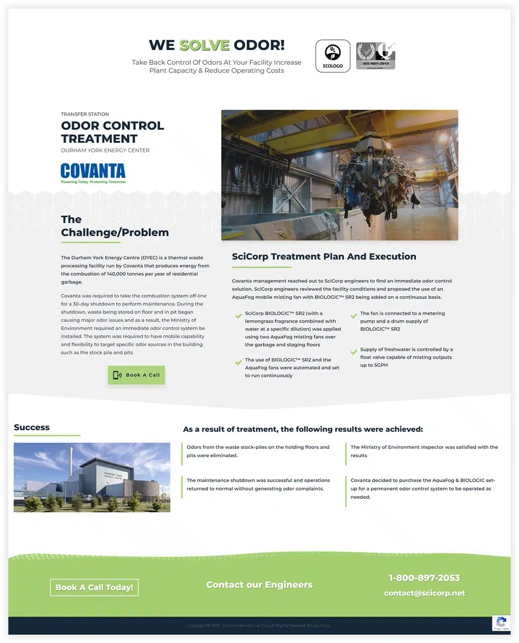 transfer station odor control transfer station odor control